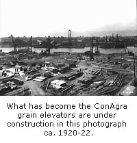 Construction of ConAgra grain elevators