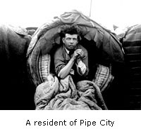 A resident of Pipe City