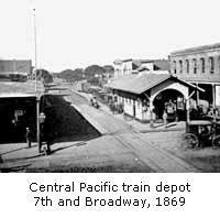 Train depot, 1869