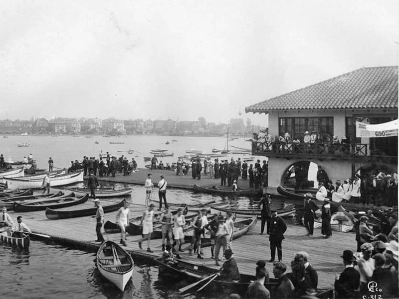 Historic Photo of Lake Merritt Boathouse